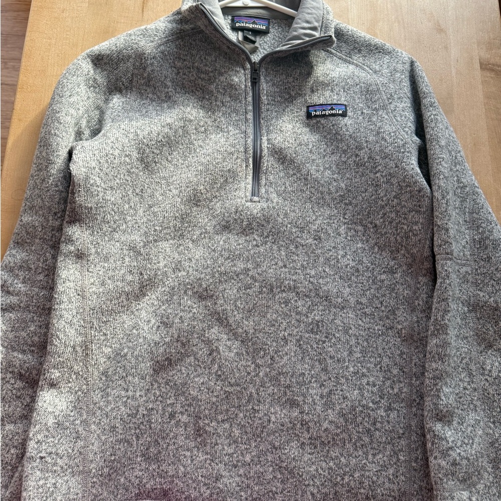 Patagonia Heather Gray Fleece Jacket